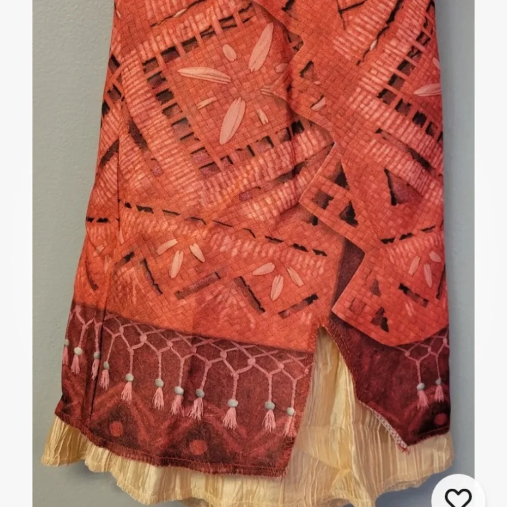 Disney Moana ll Dress Up Costume Size Small 6/6X Girls Child Kids Youth Disguise